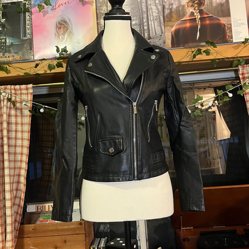 🏍️Faux Leather Jacket🏍️